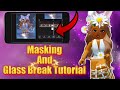 Super Easy 3 Min ⏳ Masking And Glass Effect Tutorial  {Capcut } {Template Friendly}{Roblox}