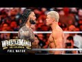 FULL MATCH - Roman Reigns vs. Cody Rhodes — WWE Universal Championship Match: WrestleMania 39 Sunday