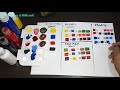 Practice How to Color Mixing | Belajar Praktek Cara Mencampur Warna Sekunder, Tertier Untuk Melukis