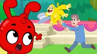 Morphle: Golden Monkey fetches the wrong things! + Animals (Crocodile, Dolphin, Elephant) for Kids!