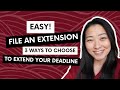 2024 File an Extension on Your Taxes: 3 EASY Ways! Extend Until Oct 15!