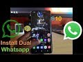 Install Dual Whatsapp Messenger Galaxy S10,S10 Plus