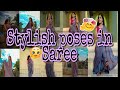 📸 Stylish poses in Saree 😍 | Photoshoot idea's 📸| #Unique poses #for girl's💁|