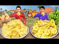 Potato Chips Vs Banana Chips Bedtime Moral Stories Hindi Kahani Hindi Stories Funny Comedy Video