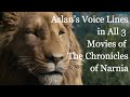 Aslan's Voice Lines in All 3 Movies of The Chronicles of Narnia (CV: Liam Neeson)