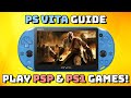 Guide: PSP and PS1 games on the PS Vita (Adrenaline)