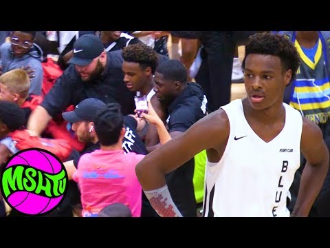 Bronny Blue Chips BUZZER BEATER at Balling on the Beach 2019