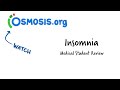Insomnia: Osmosis Study Video