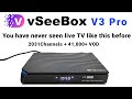 vSeeBox V3 Pro Live TV Android TV Box - New Amlogic Hardware