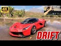 Drift Ferrari LaFerrari 1470HP Forza horizon 5|Forza horizon 5|Steering Wheel Gameplay  [4K60FPS]