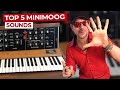 Top 5 Greatest Minimoog Sounds