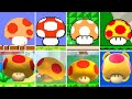 Mega Mushroom in All 2D Super Mario Gamestyles