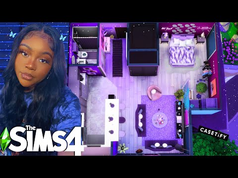 The Sims 4 but Every Room is a Different Shade of PURPLE 💜😈