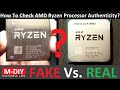 How To Check AMD Ryzen Processor Authenticity? Real Vs Fake Processors | Ryzen 9 3900X