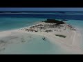 Osprey Cay at low tide - Bahamas Aerial View