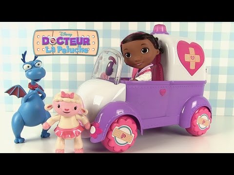 Docteur la peluche Doc McStuffins Doc Mobile Jouets Poupon avec clinique  mobile et accessoires - VidoEmo - Emotional Video Unity