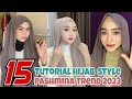 15 Tutorial Hijab Pashmina Trend 2023 Untuk Kondangan || Lamaran || Simple Anti Ribet ✅
