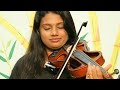 Manam Thelinje ninna violin cover by Aparna Babu 🎻 #1million #mohanlal #reels #trending #violin