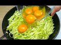 This cabbage eggs recipe is fantastic! The most delicious recipe for a cabbage dinner! # 259