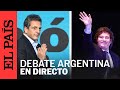 ELECCIONES 2023 | Así ha sido el debate presidencial de Argentina entre MILEI y MASSA | EL PAÍS