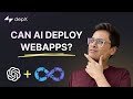 DEPLOY WEB APPS USING AI? | Codepipeline | Elastic Beanstalk | GitHub | depX