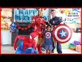 Ryan's SuperHero Birthday Training with Marvel Avengers!!!!