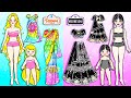 Rainbow VS Black Mother & Daughter NEW FASHION - Barbie Family Handmade - DIY Arts & Paper Crafts