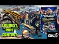 Loudest Pipe Contest Sobraannggg lakas ng Sniper 150 Aun Worm Full Titanium 🏆| bossklineTV