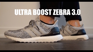 Brand New Adidas Ultra Boost 3.0 Zebra Oreo Men 's US 9.5