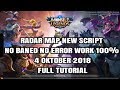 RADAR MAP TERBARU - WORK 100% NO BANED.NO ERROR.4 OKTOBER 2018