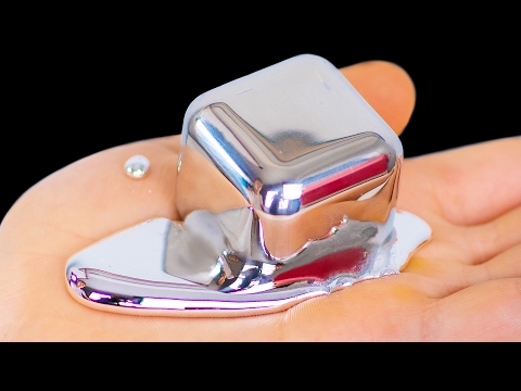 DIY LIQUID MIRROR EXPERIMENT This Metal Melts In Your Hand 