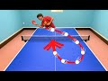 How to put out a back spin serve for doubles [table tennis]