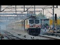 Dust Raising Howrah WAP 5 with Garib Rath Express | Indian Railways