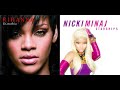 Rihanna Vs Nicki Minaj Disturbia Starships (DJ Looly Mashup #166)