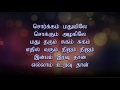 Sorgam Madhuvilae Karaoke with Lyrics