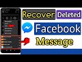 Recover Deleted Facebook Messages Easy & Fast