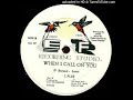 I Plee - When I Call On You (Lover's Rock)