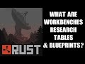 Rust Beginners Guide: What Are Workbenches, Research Tables, Blueprints & How To Use Them To Craft