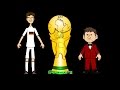 🇧🇷WORLD CUP FINAL HIGHLIGHTS 2014🇧🇷🇩🇪Germany v Argentina🇦🇷 Mario Gotze Goal (Cartoon)