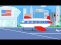 Peppa Flies To America 🇺🇸 | Peppa Pig Official Full Episodes