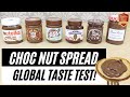 CHOCOLATE SPREAD TASTE TEST & Fun Facts! | World's Best Hazelnut Spread? | Nutella versus the World.