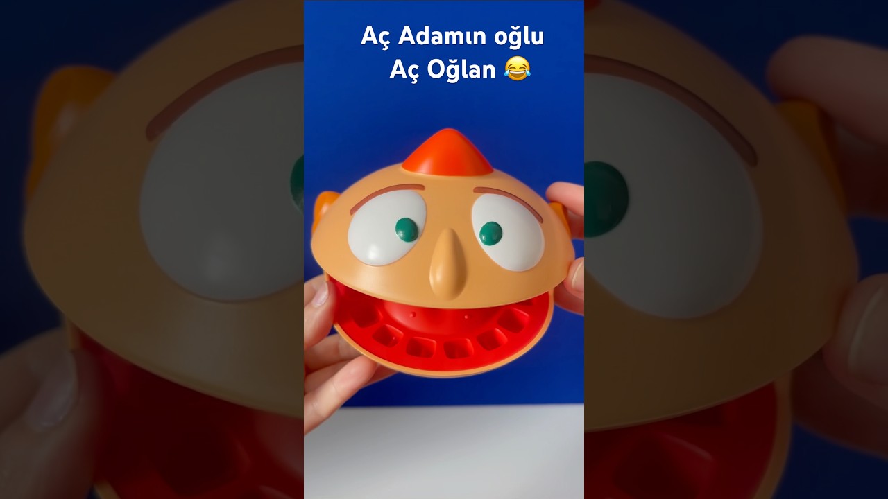 Aç Adamın oğlu Aç Oğlan 😂  #açadam #açoğlan #oyuncak #oyunhamuru #playdoh #dişçi #toysandfun #diy