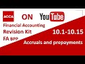 ACCA Financial Accounting FA F3 BPP  Revision Kit  Accruals and prepayments   10.1-10.15