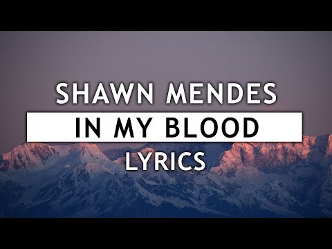 Download Shawn Mendes - In My Blood (Lyrics) free