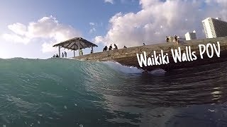 Waikiki Walls Bodyboarding POV | GoPro 4 |