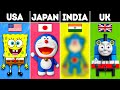 COUNTRIES और उनके सबसे मशहूर CARTOONS | Top Cartoons From Different Countries