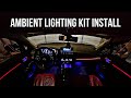 Installing Ambient Lighting Kit for the Honda Civic 2022!