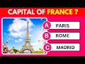 Guess 100 CAPITAL CITIES of the WORLD 🌎 Country Quiz | Easy to Impossible