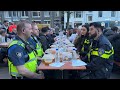 Street iftar for 1500 people in the Netherlands