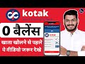 Kotak 811 Account Opening Online With 0 Balance - Full Review